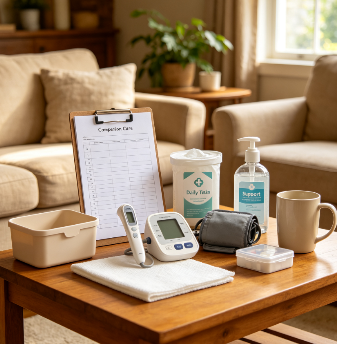 Home Companionship and Daily Living Assistance Combo Package